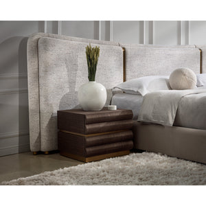 Subira Nightstand - Chocolate