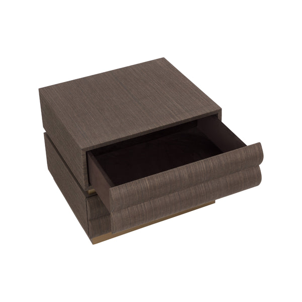 Subira Nightstand - Chocolate