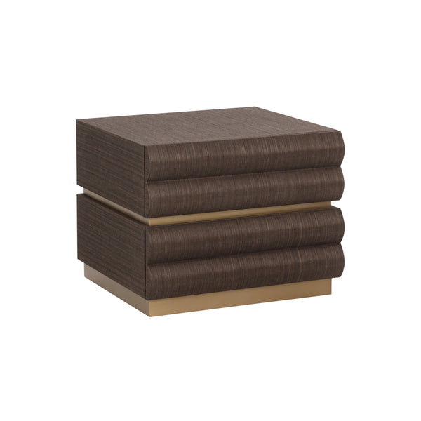 Subira Nightstand - Chocolate
