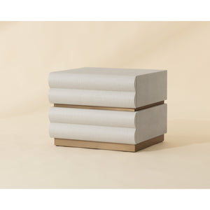 Subira Nightstand - Cream