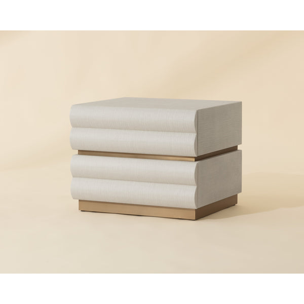 Subira Nightstand - Cream