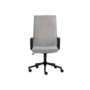 Swanson Office Chair - Polo Club Stone / Bravo Metal