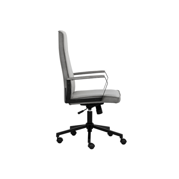 Swanson Office Chair - Polo Club Stone / Bravo Metal