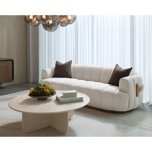 Tadeo Sofa - Warm Brown - Dove Cream
