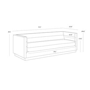 Talbot Sofa - Belfast Oatmeal