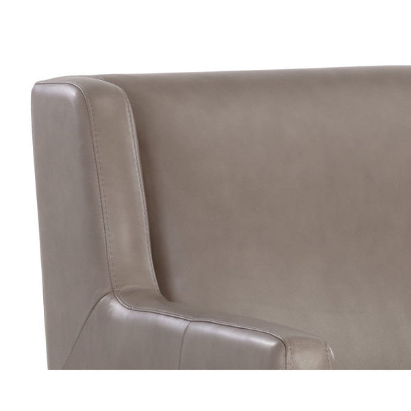 Talula Lounge Chair - Alpine Grey Leather