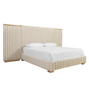 Tarrant Bed King - Monument Oatmeal