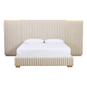 Tarrant Bed King - Monument Oatmeal