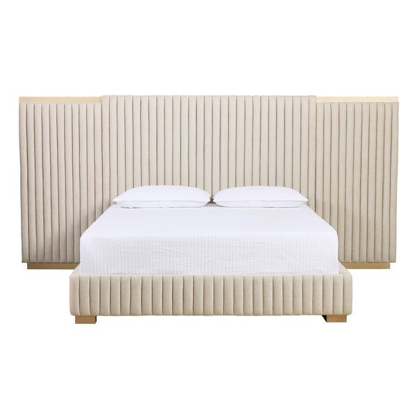 Tarrant Bed King - Monument Oatmeal