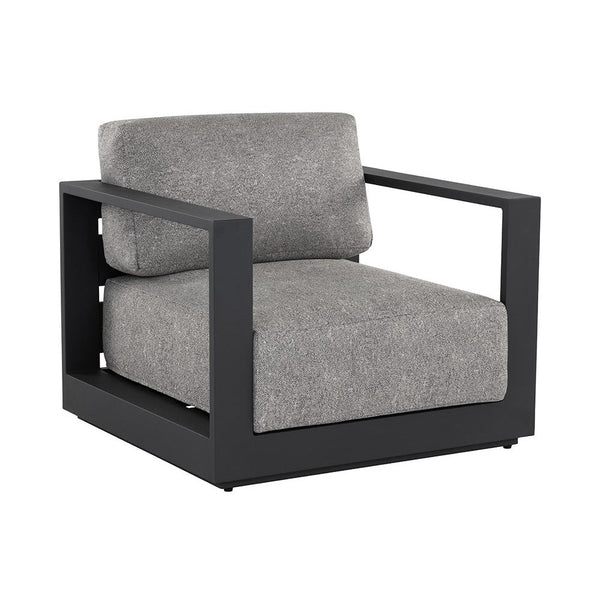Tavira Armchair - Charcoal - Lanikai Salt And Pepper