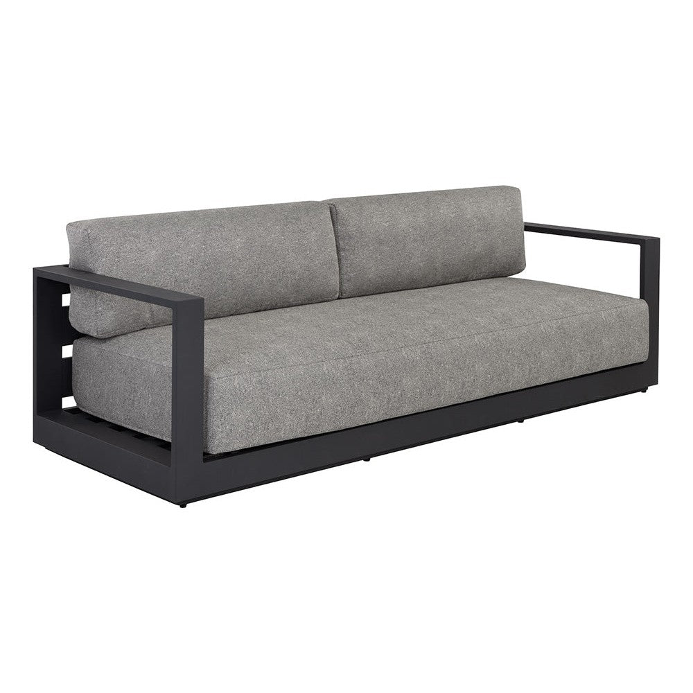 Tavira Sofa - Charcoal - Lanikai Salt And Pepper
