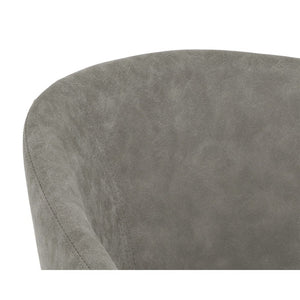 Thatcher Dining Armchair - Black - Antique Grey