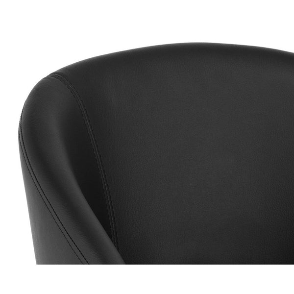 Thatcher Dining Armchair - Black - Antique Grey