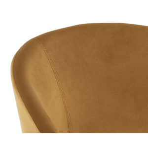 Thatcher Dining Armchair - Black - Gold Sky