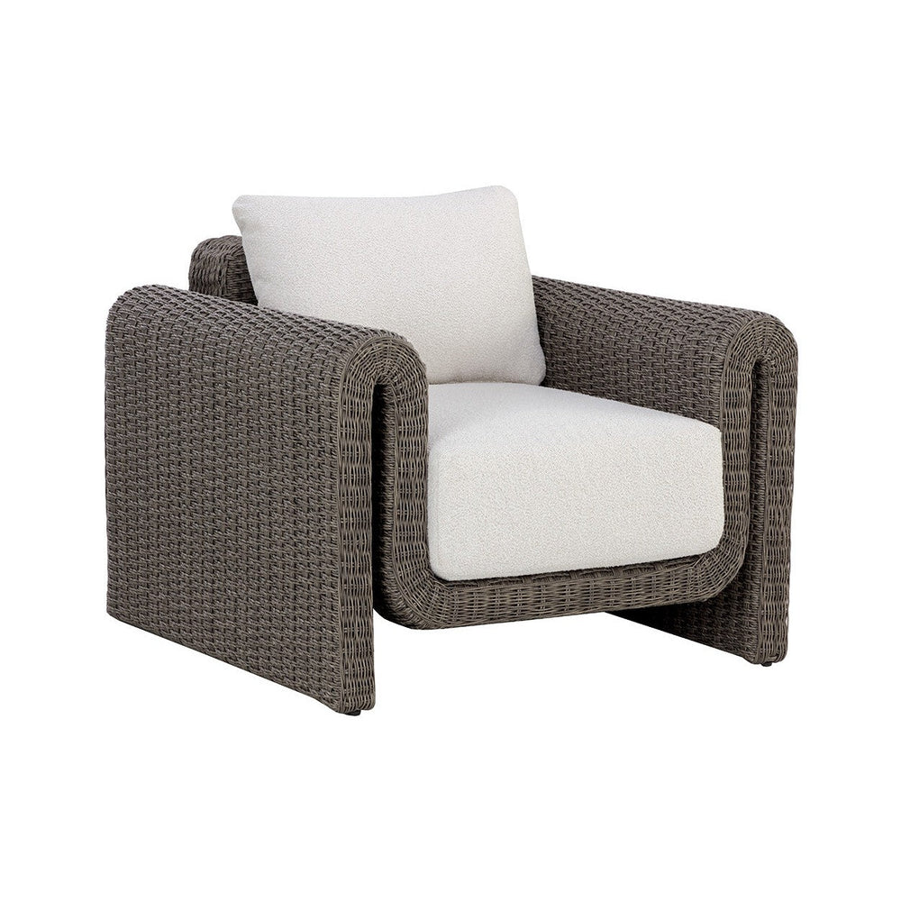 Tibi Lounge Chair - Grey - Louis Cream