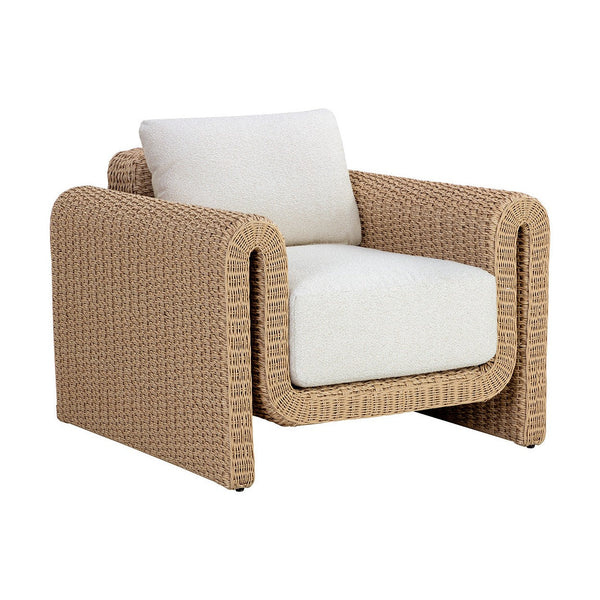 Tibi Lounge Chair - Natural - Louis Cream