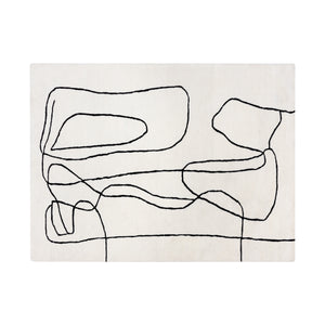 Tilda Hand Tufted Rug - Ivory / Charcoal - 9' X 12'