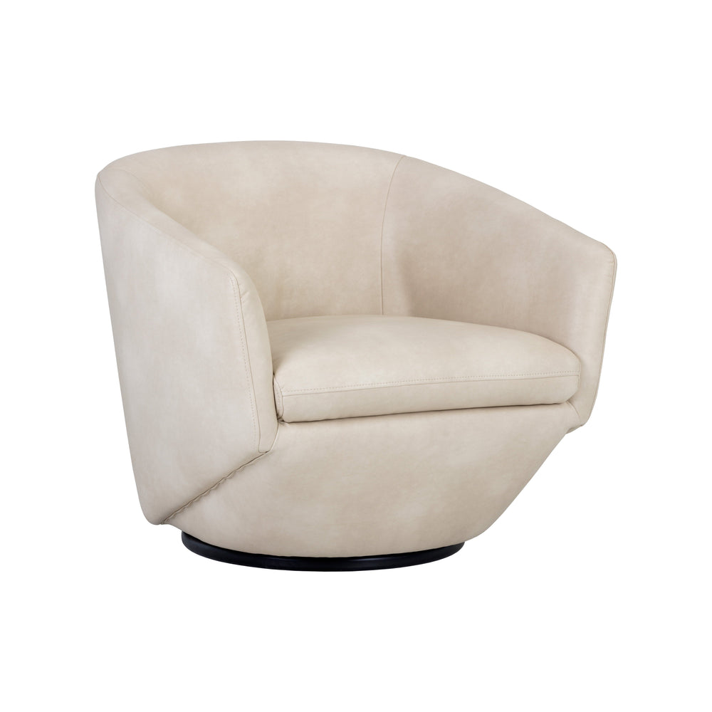 Treviso Swivel Lounge Chair - Bravo Cream