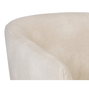 Treviso Swivel Lounge Chair - Bravo Cream