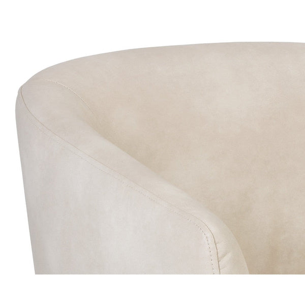 Treviso Swivel Lounge Chair - Bravo Cream