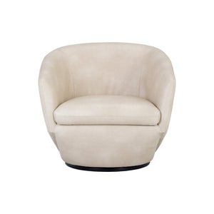 Treviso Swivel Lounge Chair - Bravo Cream