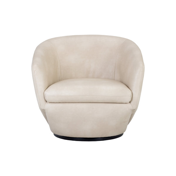 Treviso Swivel Lounge Chair - Bravo Cream