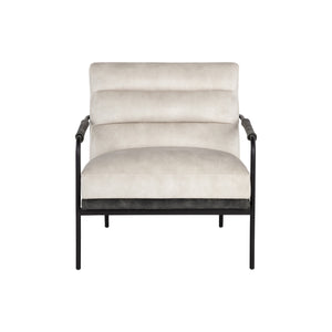 Tristen Lounge Chair - Nono Cream / Nono Dark Green