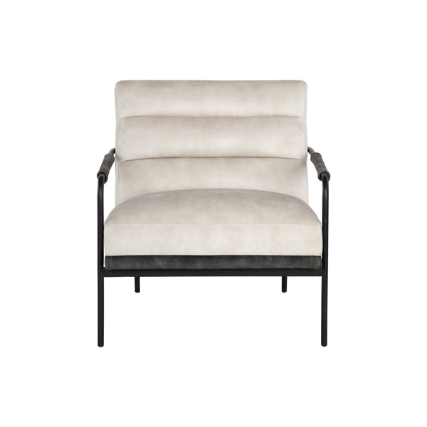 Tristen Lounge Chair - Nono Cream / Nono Dark Green