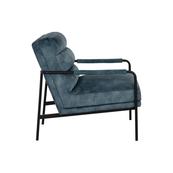 Tristen Lounge Chair - Nono Petrol