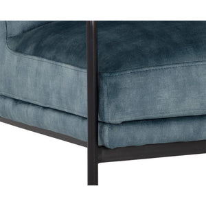 Tristen Lounge Chair - Nono Petrol