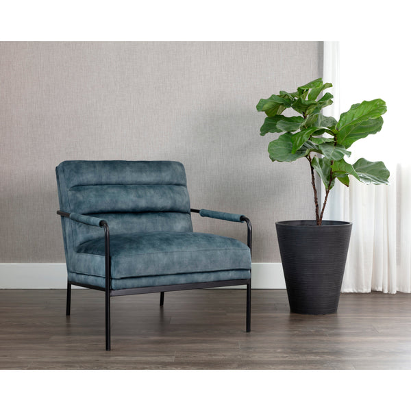 Tristen Lounge Chair - Nono Petrol