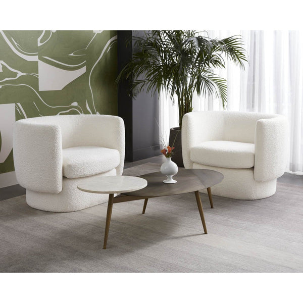 Tuner Coffee Table Oval