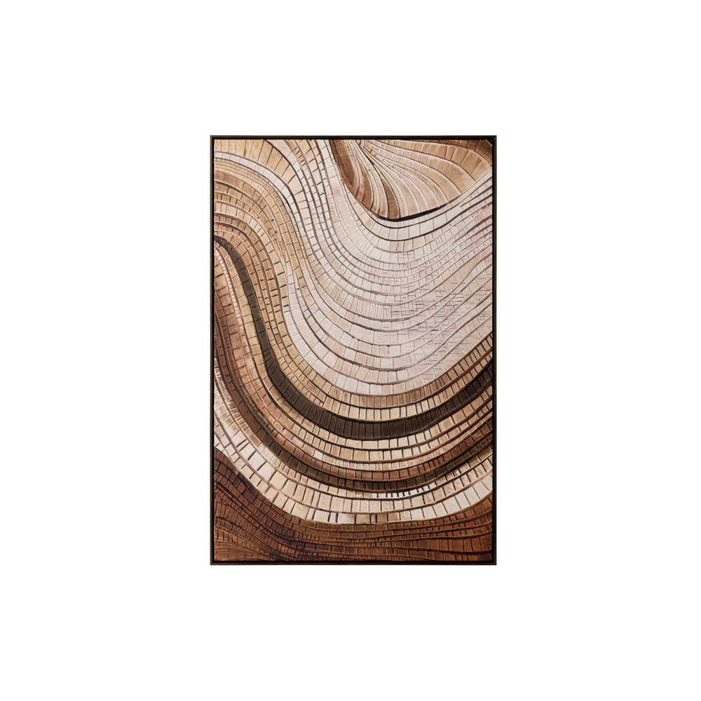 Turning Point II - 40" X 60" - Bronze Floater Frame