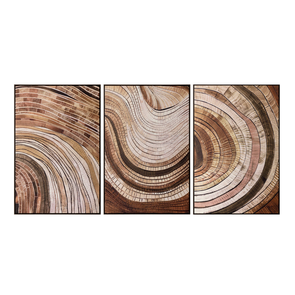 Turning Point III - 40" X 60" - Bronze Floater Frame