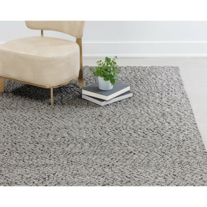 Umea Hand Woven Rug - Silver - 5' X 8'