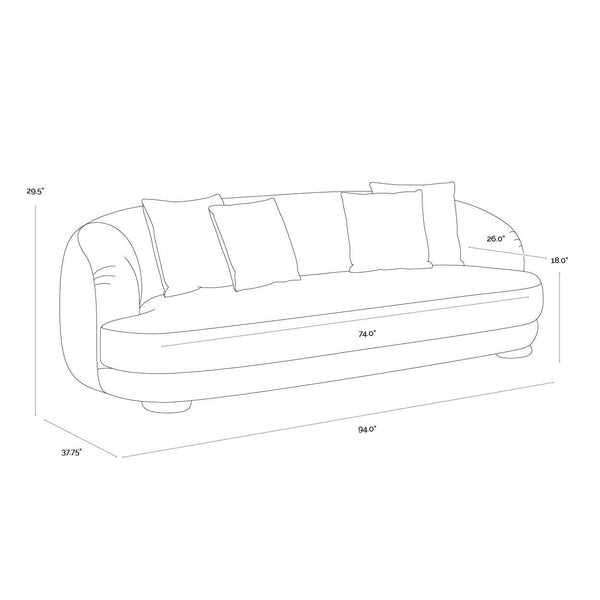 Valentina Sofa - Kona Camel