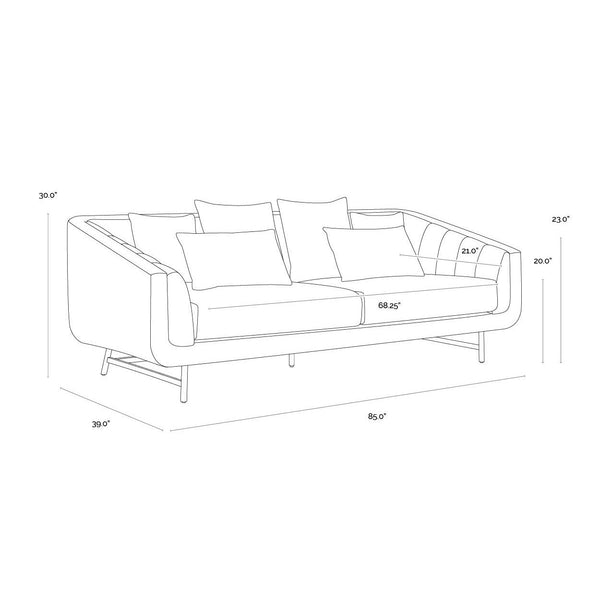 Veera Sofa - Polo Club Muslin