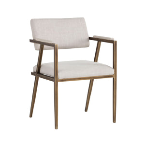 Ventouz Dining Armchair - Beige Linen