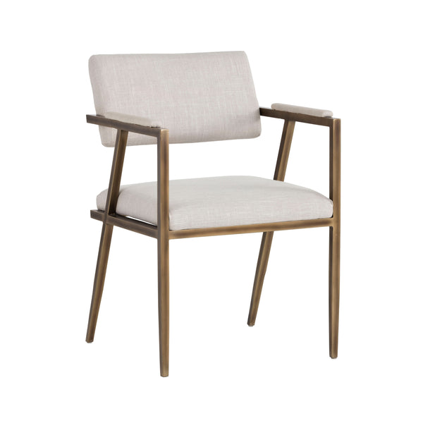 Ventouz Dining Armchair - Beige Linen