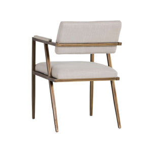 Ventouz Dining Armchair - Beige Linen