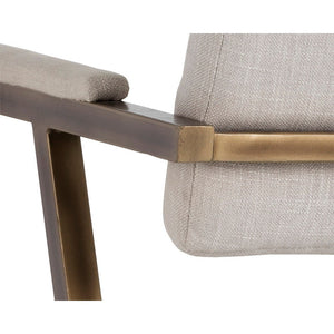 Ventouz Dining Armchair - Beige Linen