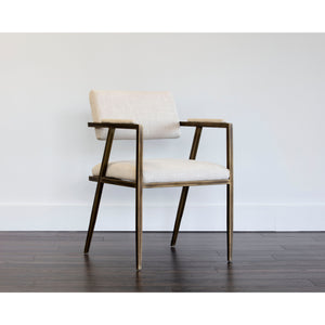 Ventouz Dining Armchair - Beige Linen