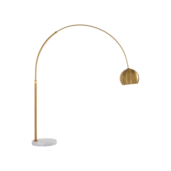 Vern Floor Lamp - Brass