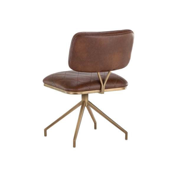 Virtu Swivel Dining Chair - Bravo Cognac