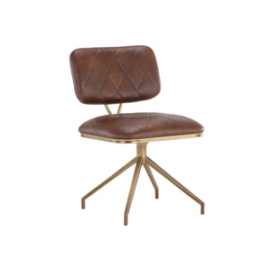 Virtu Swivel Dining Chair - Bravo Cognac