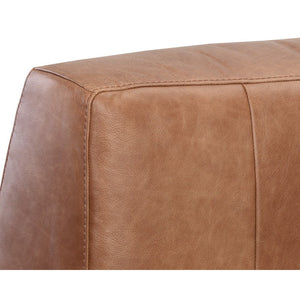 Watson Modular Armless Chair - Marseille Camel Leather