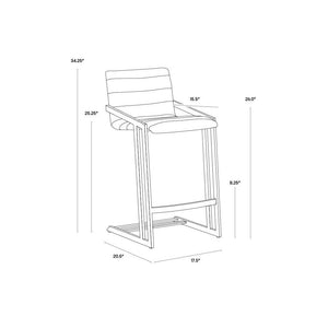 Webber Counter Stool - Cantina Black