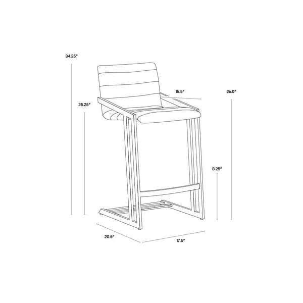 Webber Counter Stool - Cantina Black