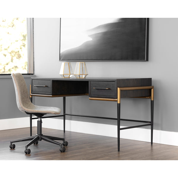 Weldrick Desk - Espresso