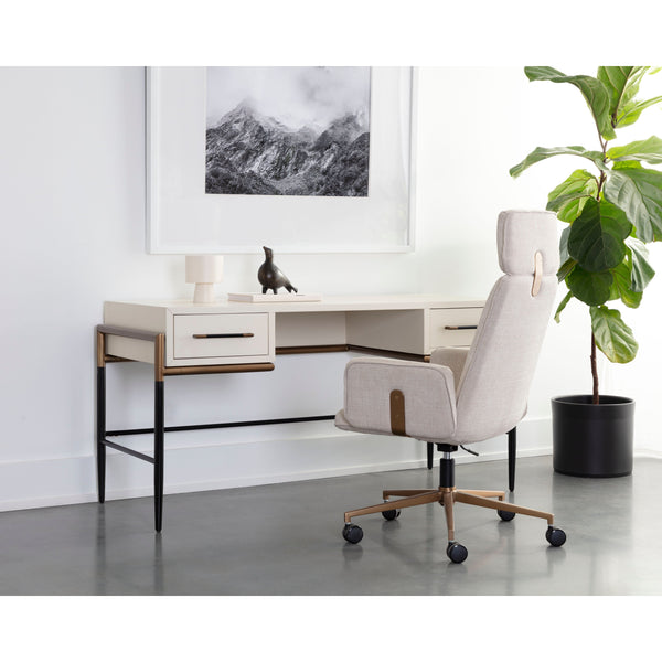 Weldrick Desk - Oyster